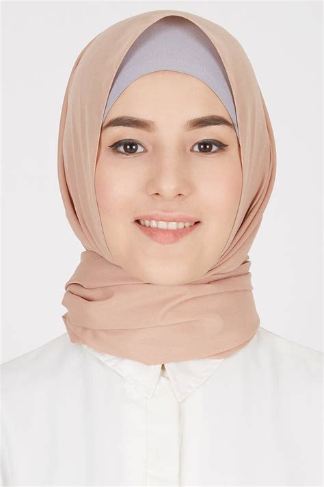 jilbab sport warna coklat
